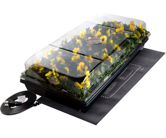 Jump Start Germination Station w/Heat Mat, Tray, 72-Cell Pack, 2" Dome