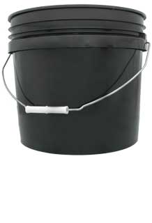 Black Bucket, 3.5 Gallon