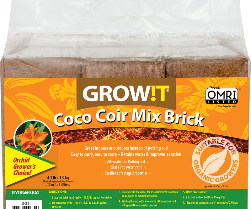 Load image into Gallery viewer, GROW!T Coco Brick, 3 pack
