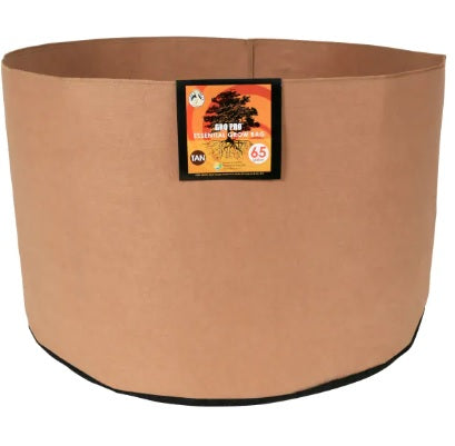 Tan Fabric Pot, 65 gallon