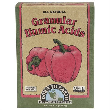 Down To Earth Granular Humic Acids, 5lb.