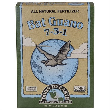 Down to Earth Bat Guano 7-3-1, 2 lb.
