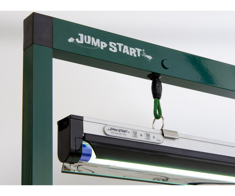 Load image into Gallery viewer, 4&#39; Jump Start Grow Light System with stand, timer
