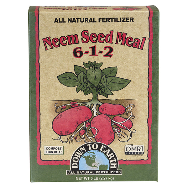 Down To Earth Neem Seed Meal, 5Lb